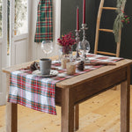 Runner Tinto in Filo British Gift 45x140 cm Tartan White