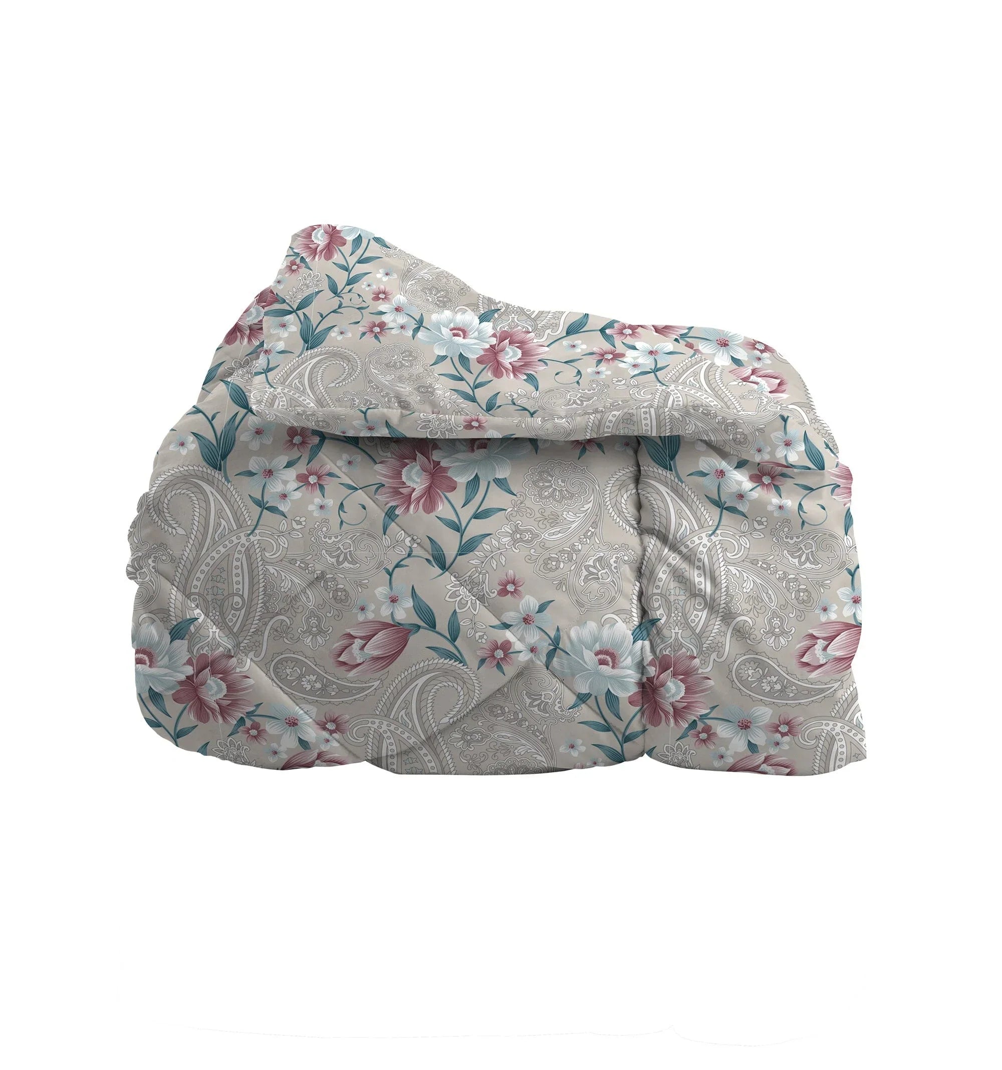 Trapunta Piazza e Mezza 205x250 cm Deco con Stampa Sira Mauve - Amo La Casa Shop