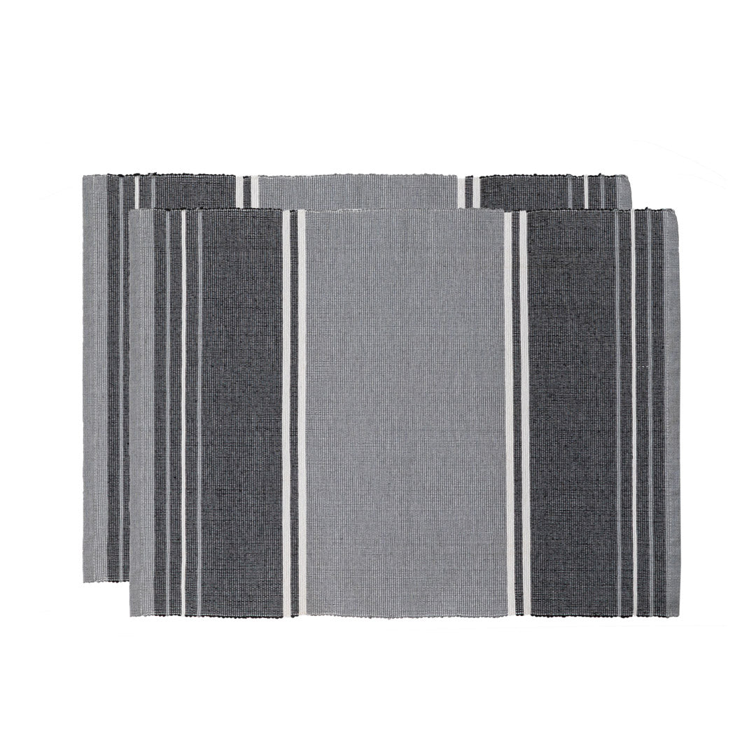 Set 2 Tovagliette Flavor Me 33x45 cm Stripes Grey
