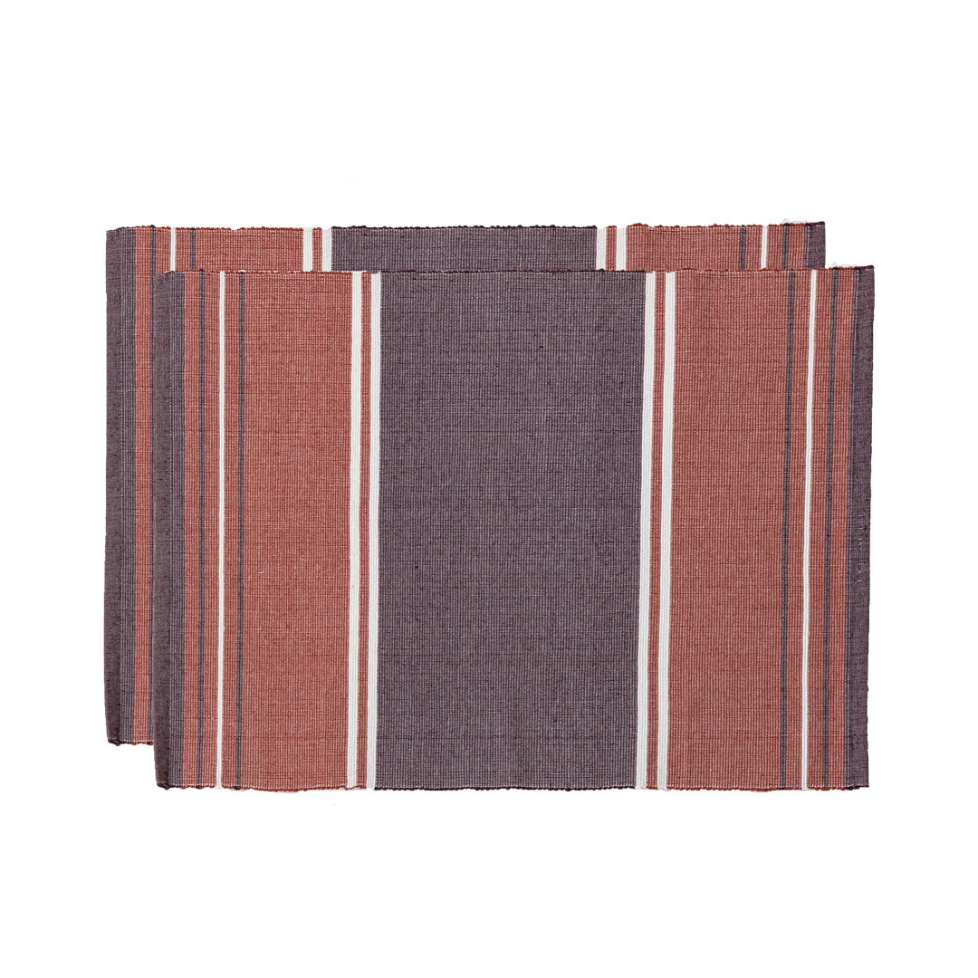 Set 2 Tovagliette Flavor Me 33x45 cm Stripes Plum