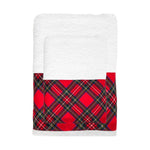 Set 2 Spugne British Gift Standard Edinburgh White