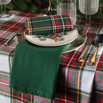 Set 2 Strofinacci British Gift 45x65 cm Tartan White