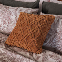 Cuscino Tender Feel Me 40x40 cm Tinta Unita Rust