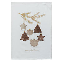 Set aus 2 Softy Bear Teehandtüchern 45x65 cm Teddy Brown