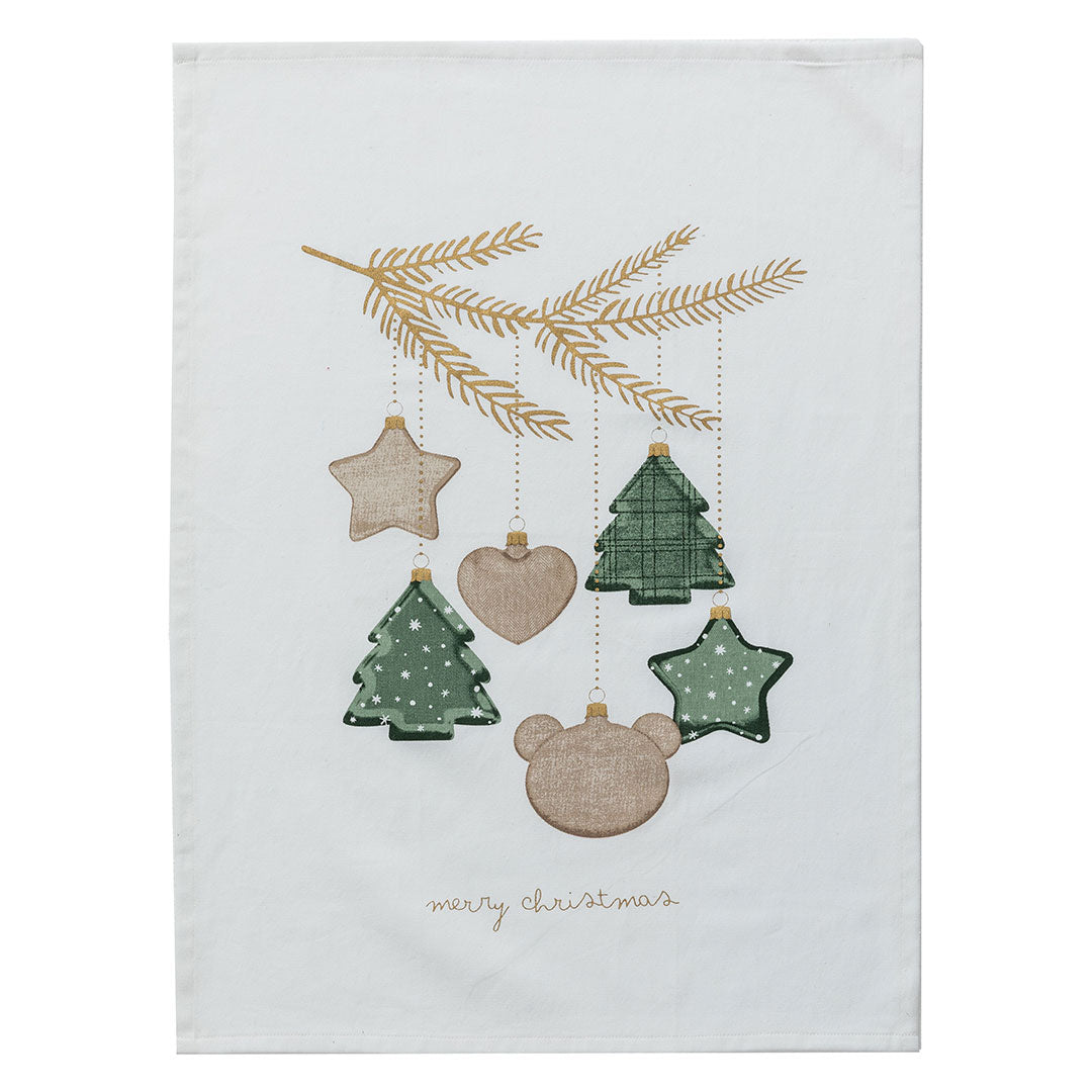 Set aus 2 Softy Bear Teehandtüchern 45x65 cm Teddy Green