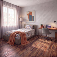 Completo Letto Singolo Softy Yarn con Stampa - Fantasia Constance Blue