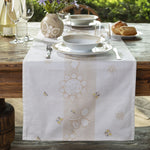 THUN® Runner in Cotone Elegance 45x160 cm Beige