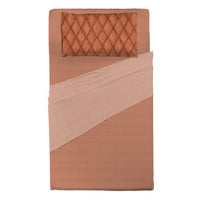 THUN® Completo Letto Piazza e Mezza Plume Rust - Fantasia Rombo Diamond Rust