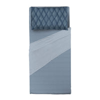 THUN® Completo Letto Singolo Plume Blue - Fantasia Rombo Diamond Blue