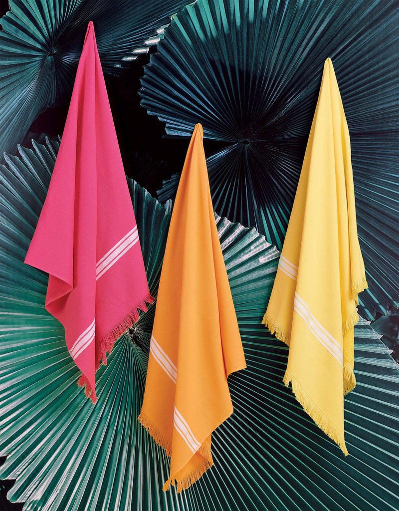 Telo Mare Zanzibar 90x170 cm Yellow - Amo La Casa Shop
