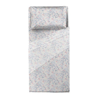 Completo Letto Singolo Softy Yarn con Stampa - Fantasia Adelaide Blue