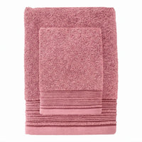 Set 2 Asciugamani Relax Me Standard Tinta Unita Pink