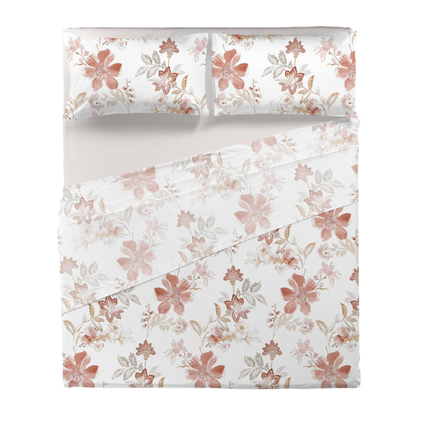 Di Maestro Completo Letto Stampato  Matrimoniale Amal Rust