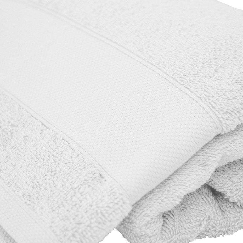 Asciugamano Viso in Spugna Carezze 50x100 Bianco - Amo La Casa Shop