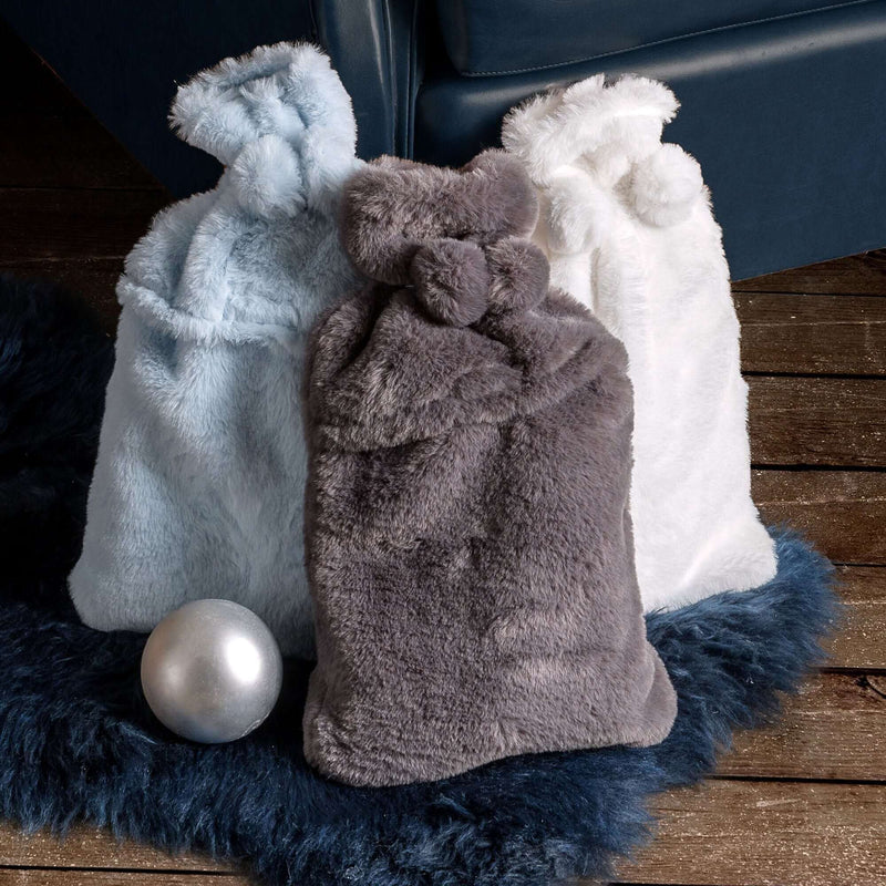 Borsa Acqua Calda Fluffy Fur Azzurro - Amo La Casa Shop