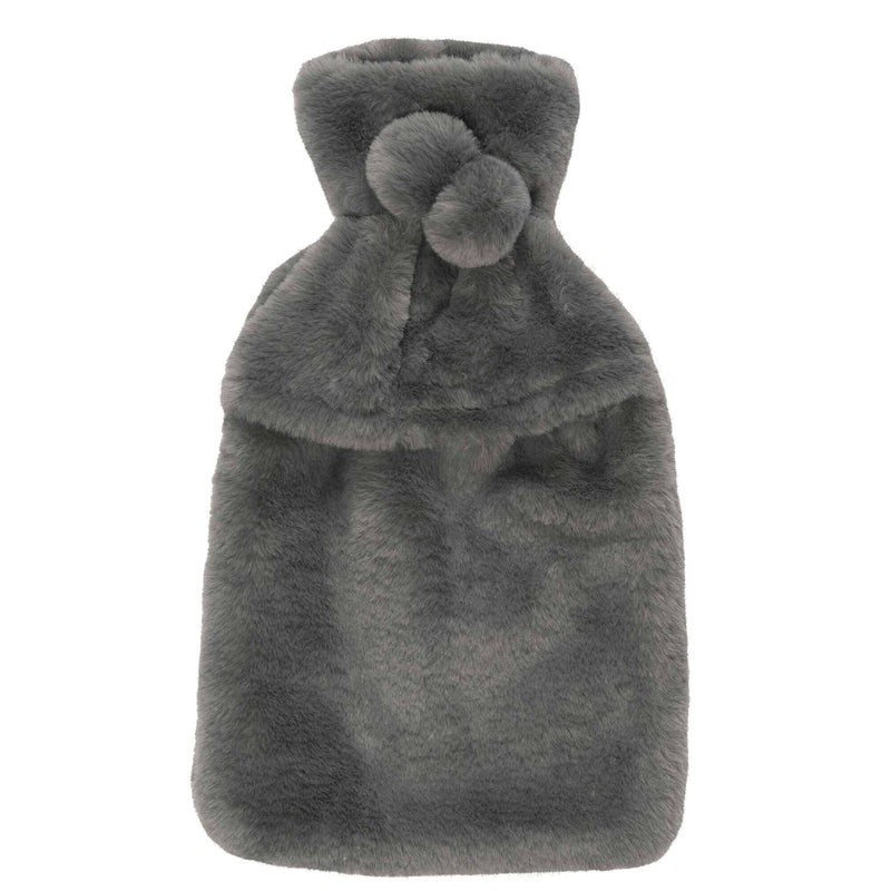 Borsa Acqua Calda Fluffy Fur Grigio Scuro - Amo La Casa Shop