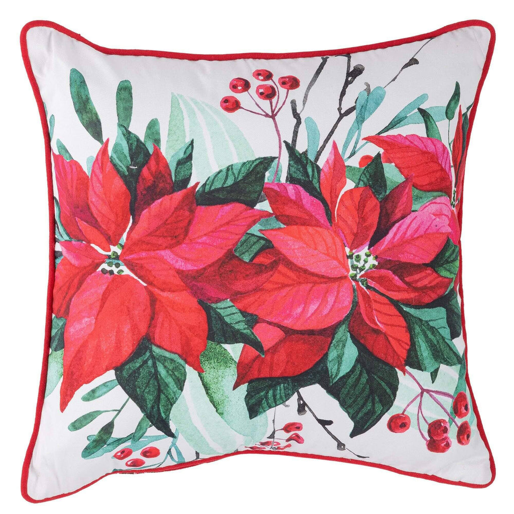 Cuscino Digitale 40X40 Poinsettia Rosso - Amo La Casa Shop