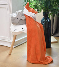 Coperta con Cappuccio Standard Bear Brown - Amo La Casa Shop