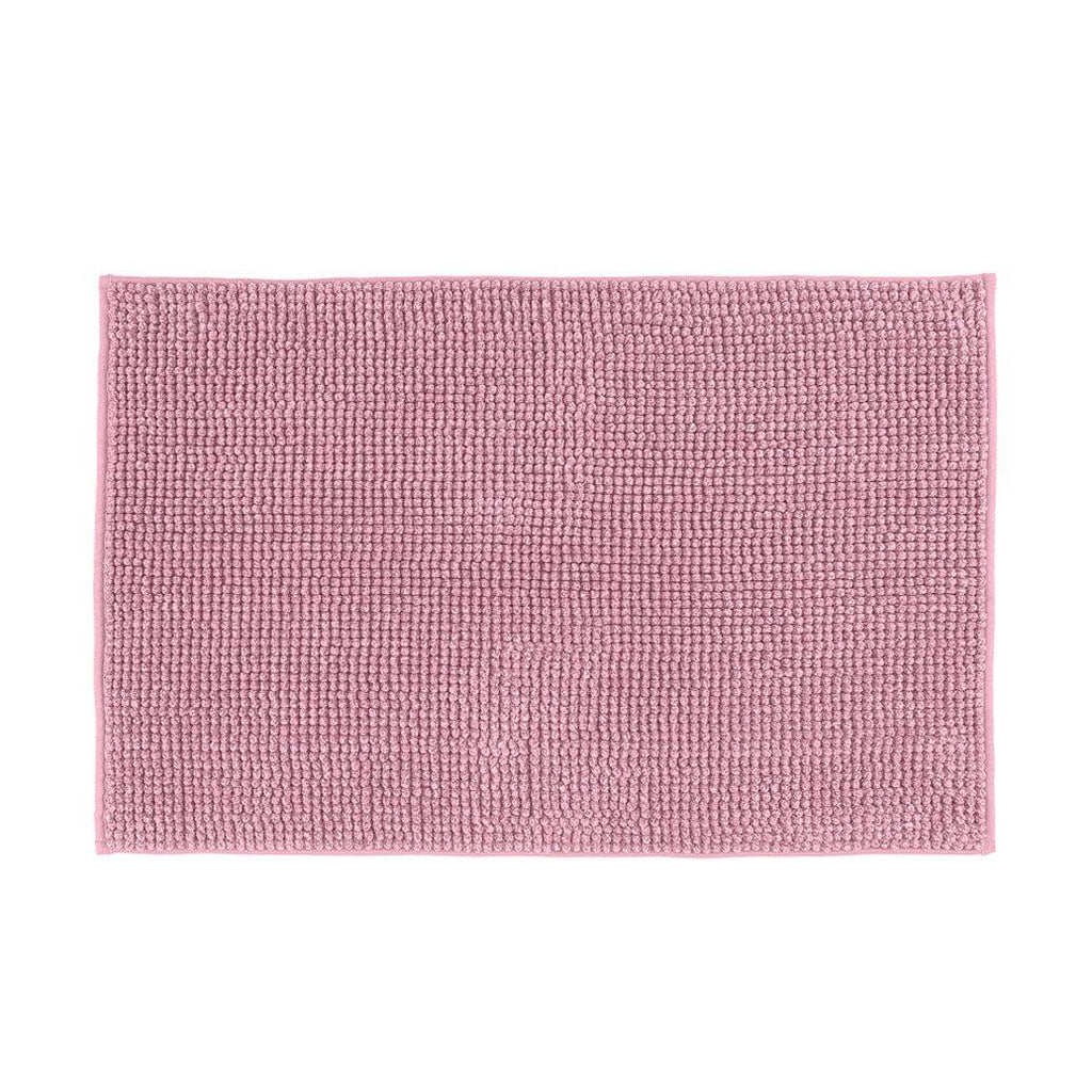 Tappeto Bagno in ciniglia Atelier Lipari 50x80 Tinta Unita Pink - Amo La Casa Shop