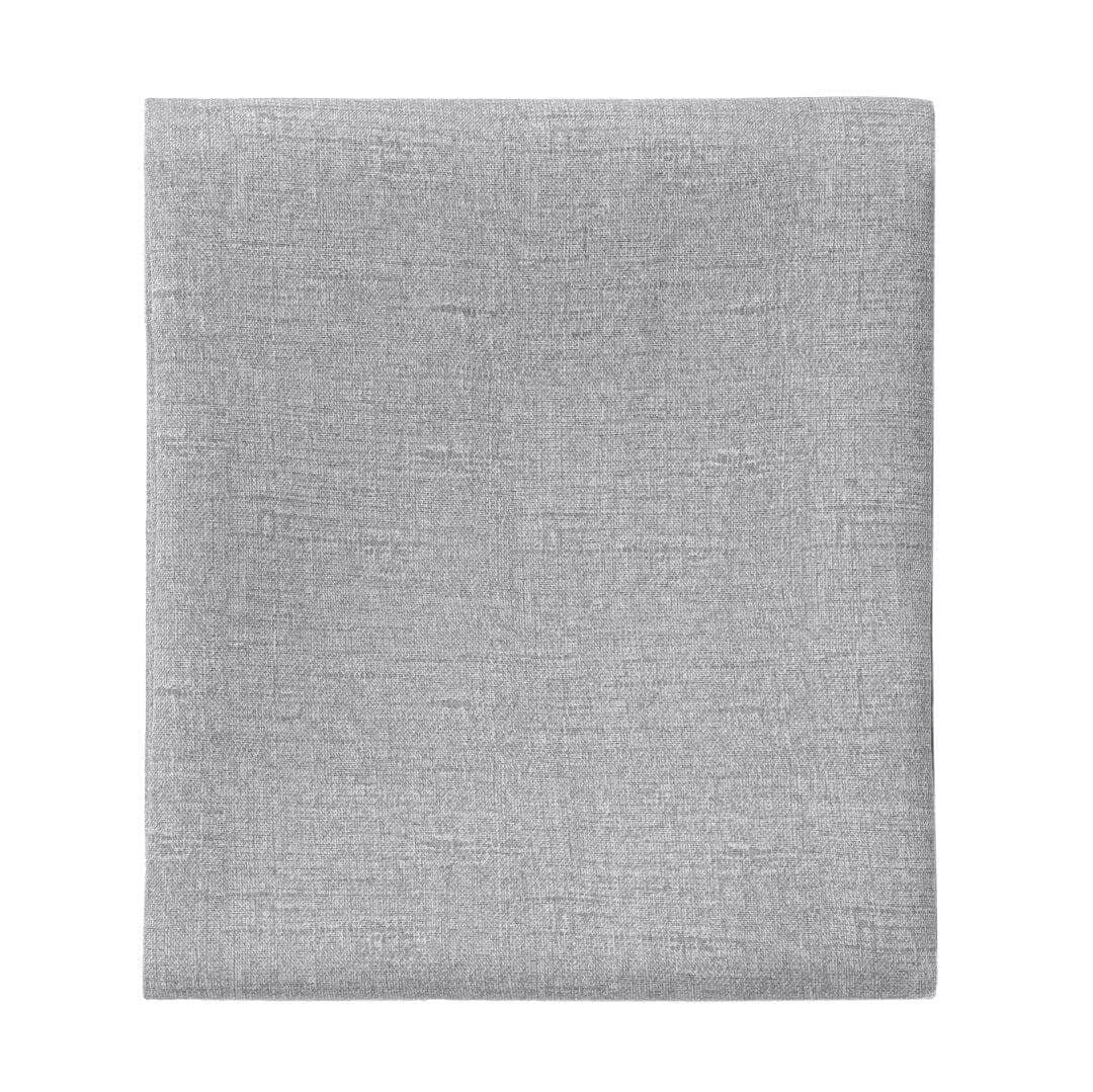 Tovaglia Antimacchia Effetto Lino 150x260 Tinta Unita Grigio Chiaro - Amo La Casa Shop