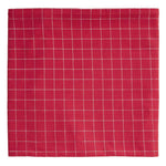 Tovaglia Tinta in Filo Ginger 140x180 Check Claus Red - Amo La Casa Shop