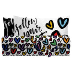 Completo Letto Matrimoniale I Love You Follow Your Heart Multicolor - Amo La Casa Shop