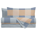 Completo Letto Stampato Matrimoniale Ally Blu - Amo La Casa Shop