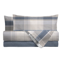 Completo Letto Singolo Basic - Fantasia Andrew Blue