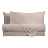Completo Letto Singolo in Cotone Atelier Fragrance Tinta Unita Powder Pink