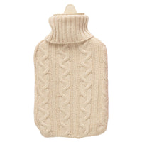 Borsa Acqua Calda Tricot Classy Holly Standard Tinta Unita Cream