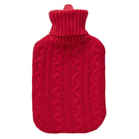 Borsa Acqua Calda Tricot Classy Holly Standard Tinta Unita Red