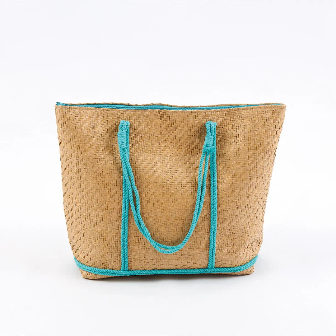 Borsa Mare Polinesia Carola Aqua - Amo La Casa Shop