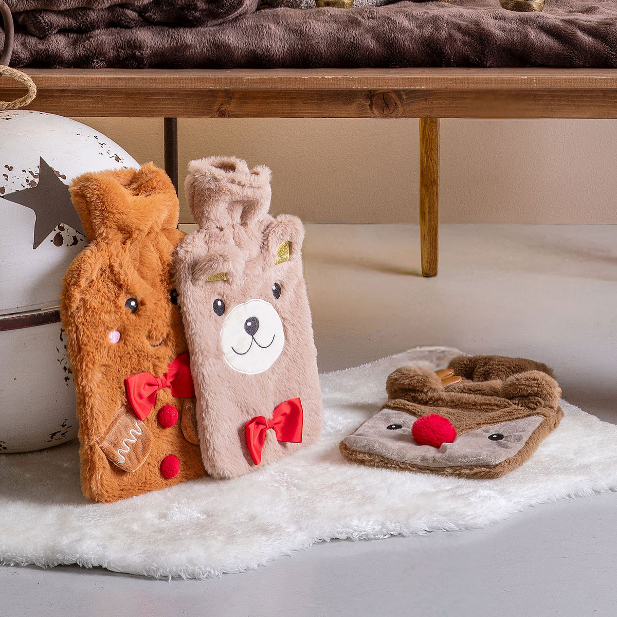 Borsa Acqua Calda Softy Bear Standard Rudolph Brown
