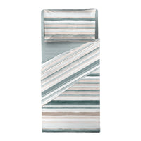 Happidea Completo Letto in Cotone con Stampa Singolo Byron Teal