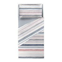 Happidea Completo Letto in Cotone con Stampa Singolo Byron Blue