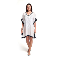 Caftano Malena Black Fashion White - Amo La Casa Shop