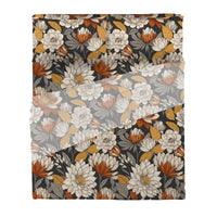 Completo Letto Matrimoniale Softy Yarn con Stampa - Fantasia Colette Dark Grey