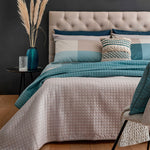 Completo Letto Singolo Atelier in Puro Cotone con stampa - Fantasia Kylian Ottanio