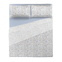 Completo Letto Matrimoniale Basic Amanda Blue