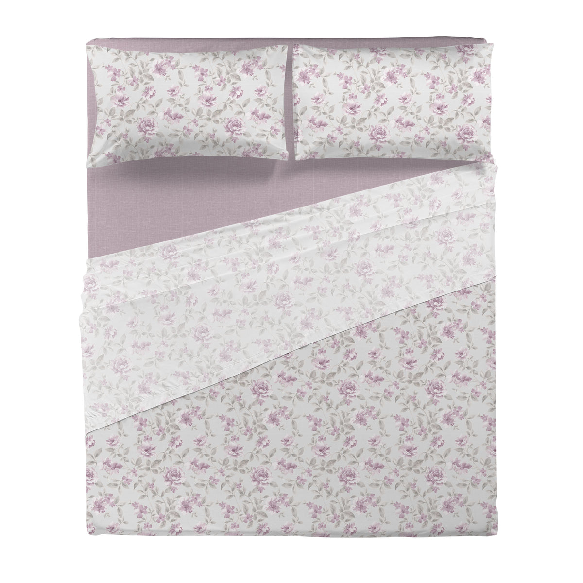 Completo Letto Matrimoniale Basic Amanda Lilac