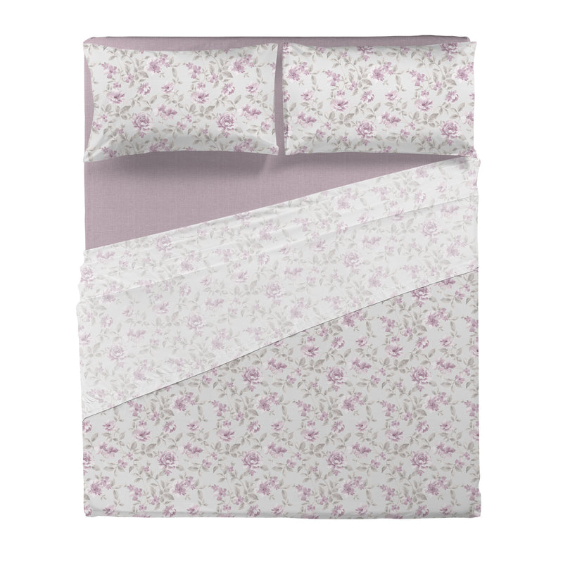 Completo Letto Matrimoniale Basic Amanda Lilac