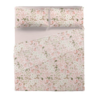 Completo Letto Matrimoniale con Stampa Atelier - Fantasia Blair Pink