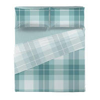 Completo Letto Matrimoniale Basic Colton Aqua - Amo La Casa Shop