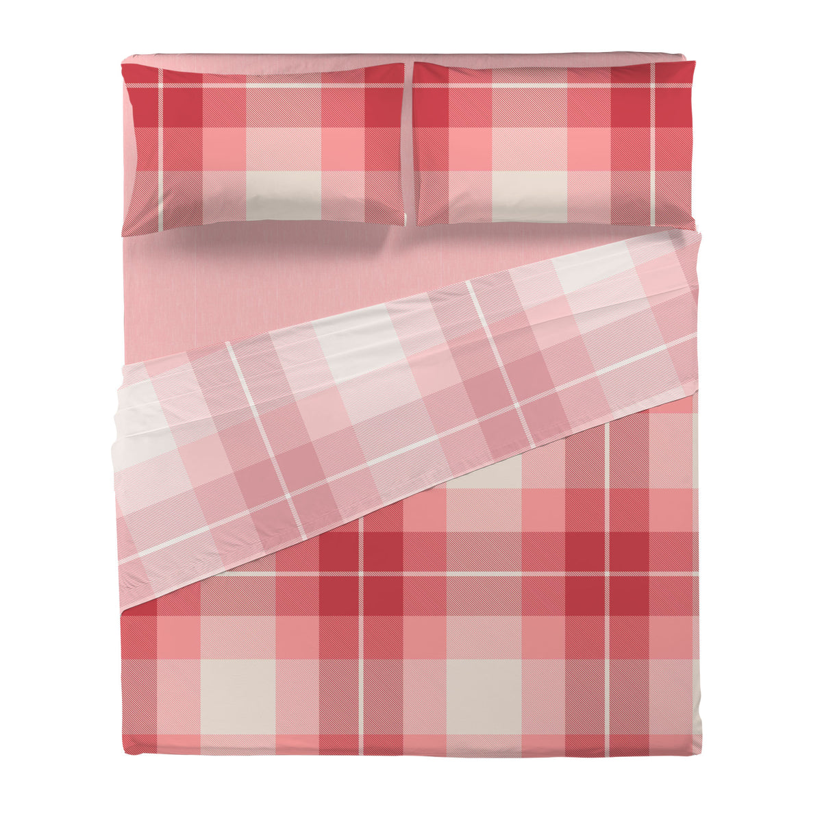 Completo Letto Matrimoniale Basic Colton Pink - Amo La Casa Shop