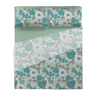 Completo Letto Matrimoniale Basic Delilah Light Blue - Amo La Casa Shop