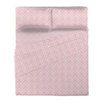 Completo Letto Flanella Raboso Matrimoniale Innersquare Pink - Amo La Casa Shop