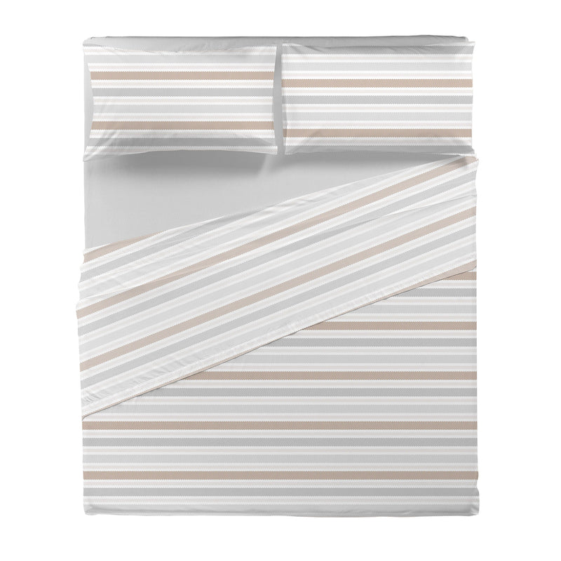 Completo Letto Matrimoniale Basic Girolamo Greige