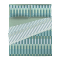 Completo Letto Matrimoniale Basic Glam Aqua - Amo La Casa Shop