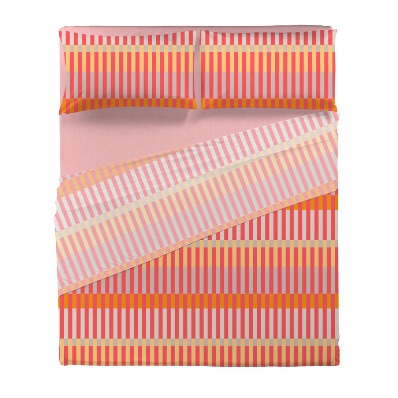 Completo Letto Matrimoniale Basic Glam Coral - Amo La Casa Shop
