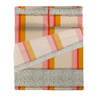 Completo Letto Matrimoniale in Cotone con Stampa Kiljan Multicolor